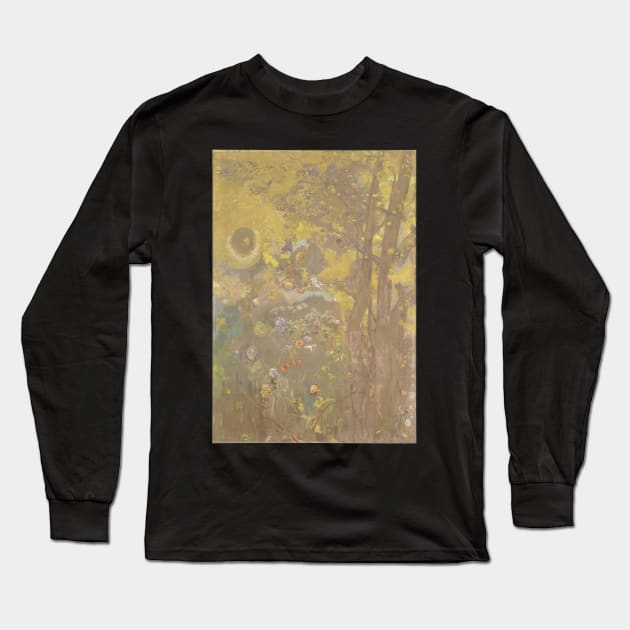 Odilon Redon painting Long Sleeve T-Shirt by KOTFILMS